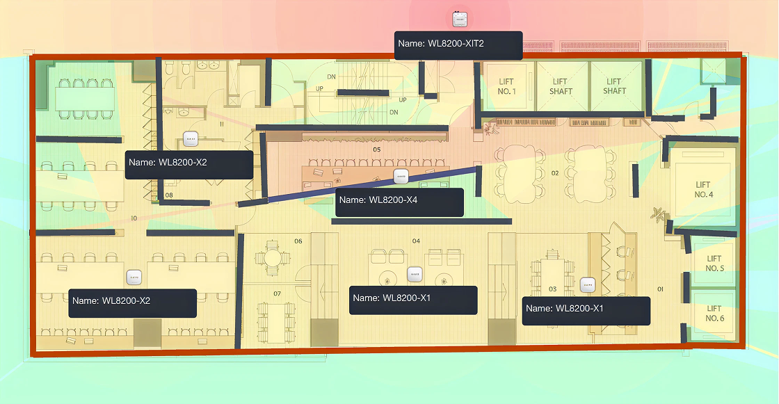 Mapa sieci w ImCloud